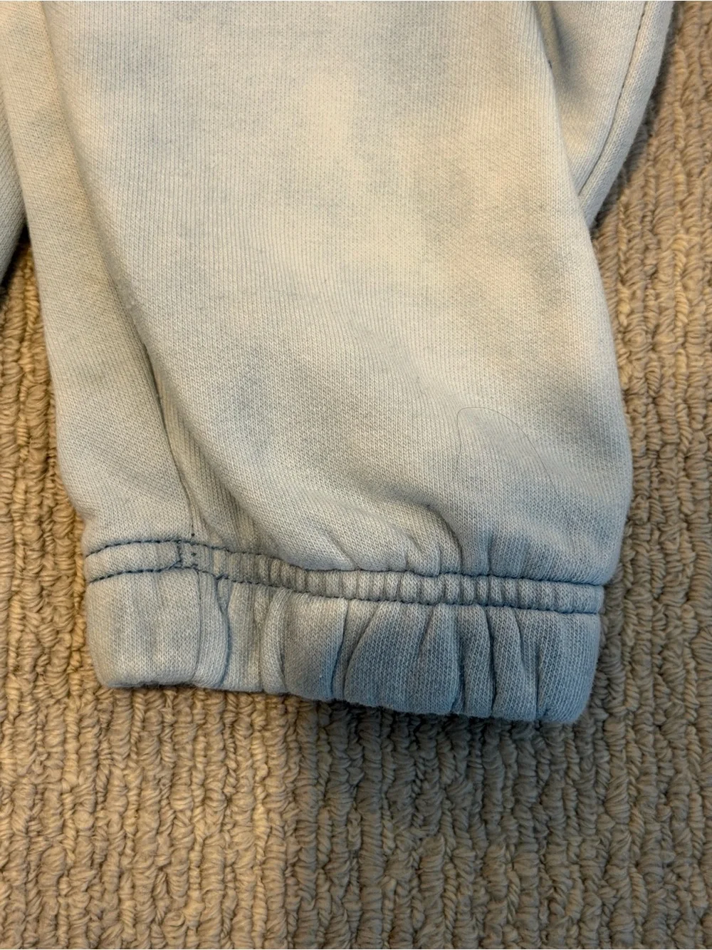 Billabong Light Blue & White Tie-Dye Hoodie & Jogger Set
